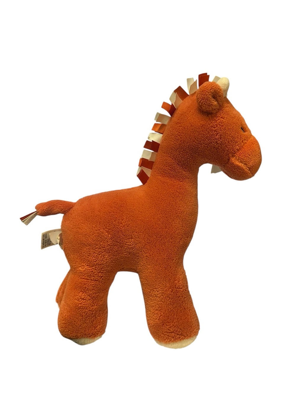 Little Jellycat Orange Giraffe 10" Plush Chime Chums Stuffed Animals